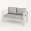 Outdoor Aluminum Loveseat-1862942963