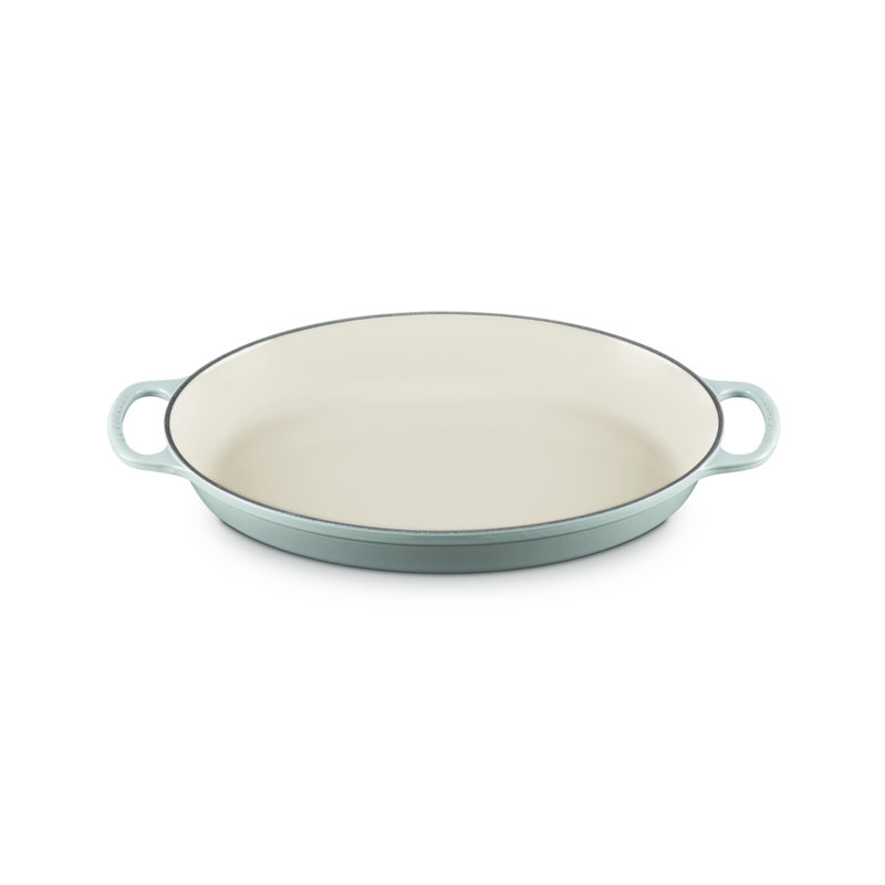 Le Creuset Enameled Cast Iron Signature Oval Baker, 3 Qt., Sea Salt