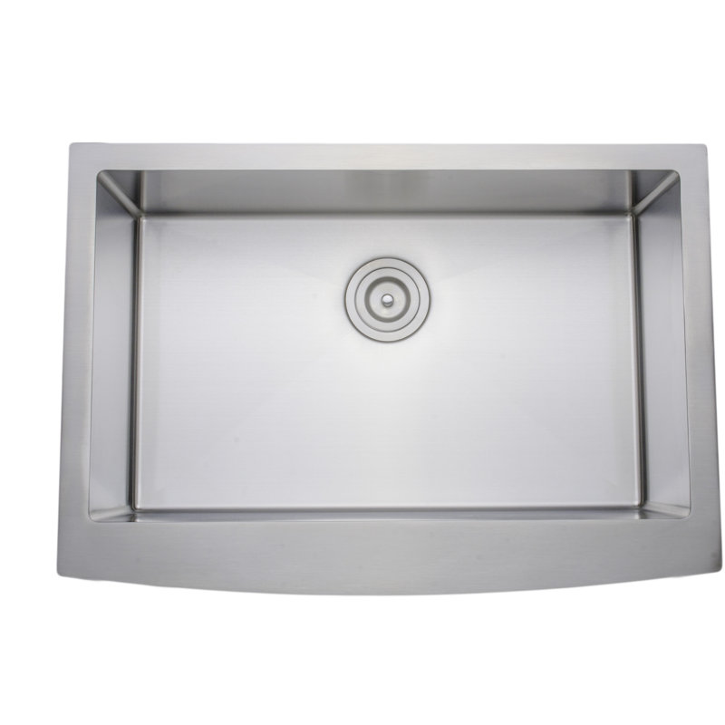 New Chef’s 29.75'' L Single Bowl Stainless Steel Kitchen Sink