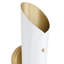 Vest Sconce (White and Natural Brass)-1013976790