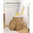 Wicker Laundry Hamper With Lid And Removable Lining - 19 Gallon Round Rattan Laundry Basket With Handles And 2 Mesh Bags For Bathroom Or Living Room Storage-1445560700