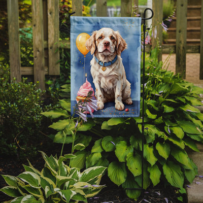 Drapeau de jardin «Happy Birthday»