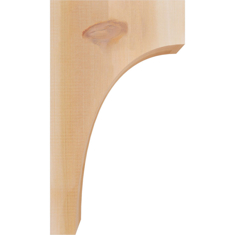 Huntington Corbel, H 20 po x l 3,5 po x P 12 po, Lisse, Cèdre rouge