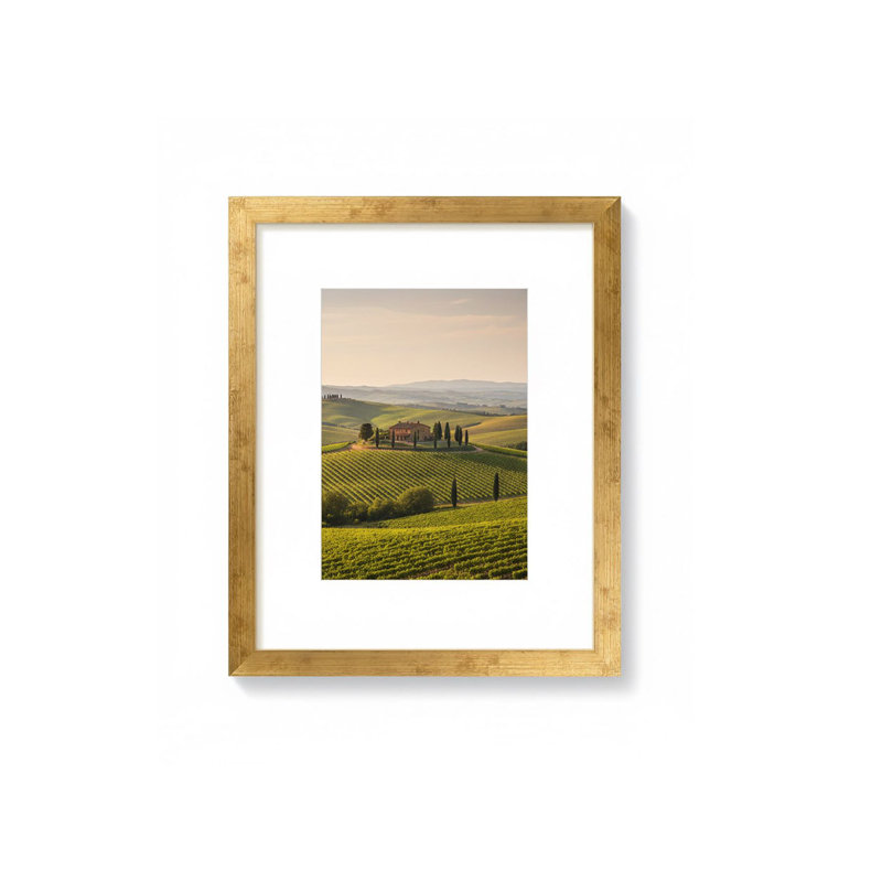 Cadre photo mural 8 x 10, convient aux photos 5 x 7 avec passe-partout ou aux photos 8 x 10 sans passe-partout - 1 paquet