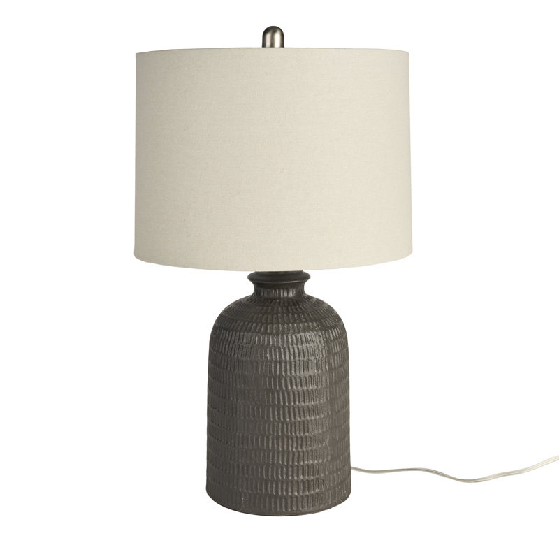 Bibiana Ceramic Table Lamp, Black
