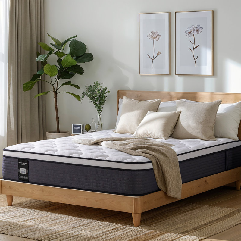 12" Medium Hybrid Mattress in a box Meith, Queen
