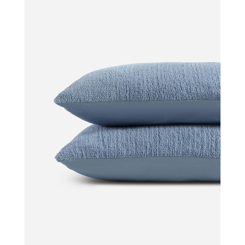 Snug Sham Set, Standard, Denim