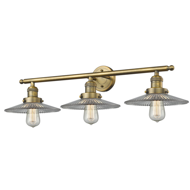 Miramontes 3 - Light Vanity Light, Brushed Brass, Clear