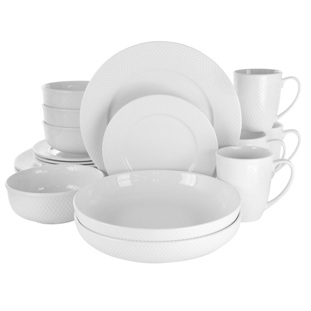 Dobrivoje 18 Piece Porcelain China Dinnerware Set - Service for 4 Latitude Run®