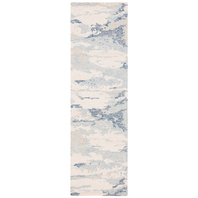 Tapis en laine touffeté à la main Jahiem