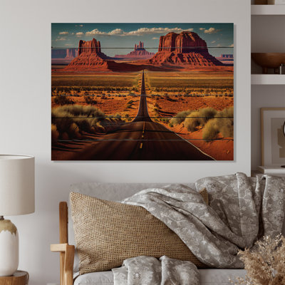 Monument Monument Navajo Spirit sur impression sur bois
