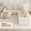 Canapé-lit modulaire en velours côtelé 6 pièces Kaneki-1274003910-1257041118