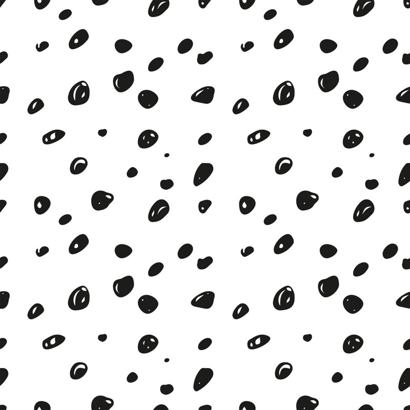 Atharv Peel & Stick Polka Dots Tile, 126" L x 24" W