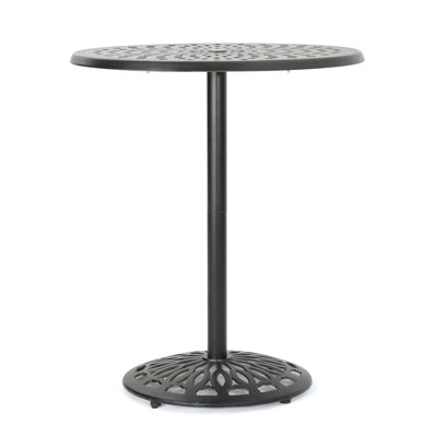 Cast Aluminium 35'' Round Bar Table Outdoor Table Patio Table Picnic Table Outdoor Furniture