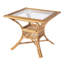 Beachwood 34.25 in. W Square Rattan Dining Table