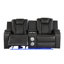 Causeuse inclinable électrique en similicuir Benz-657256458