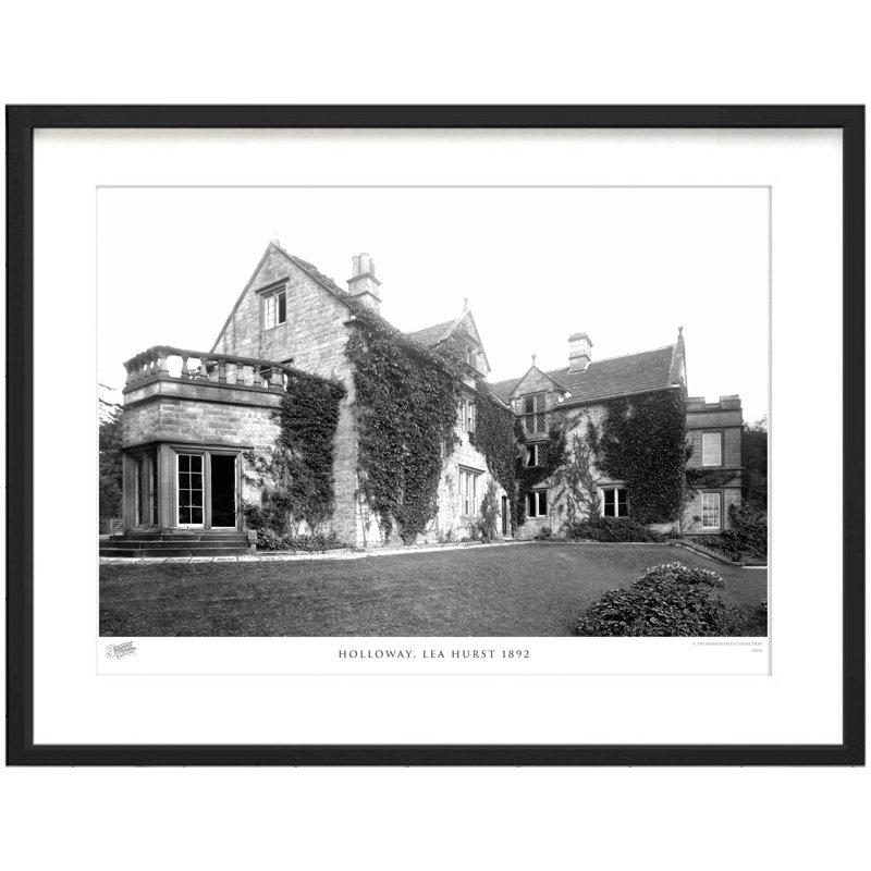 Holloway, Lea Hurst 1892 - Single Picture Frame Print, 40cm H x 50cm W x 2.3cm D