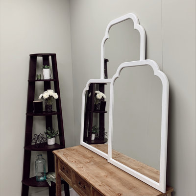 Miroir de cheminée encadré