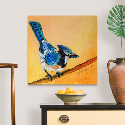 " Blue Jay Blessing " by Elizabeth St. Hilaire Painting Print