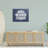 No Wake Zone Circular Background Grunge Textured Words Oversized Wall Plaque Art by Daphne Polselli-69571309-69571300