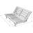 Higden Full 75" Wide Carson Java Futon with Mattress-88136029