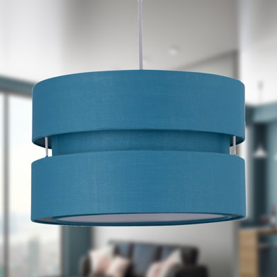 19 cm H Drum Cotton Pendant Shade ( Uno )