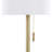  Kelci 32" Gold Metal Buffet Table Lamp Set with USB-1846786890-1846786891