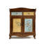 Banc de rangement pour chaussures en bois brun