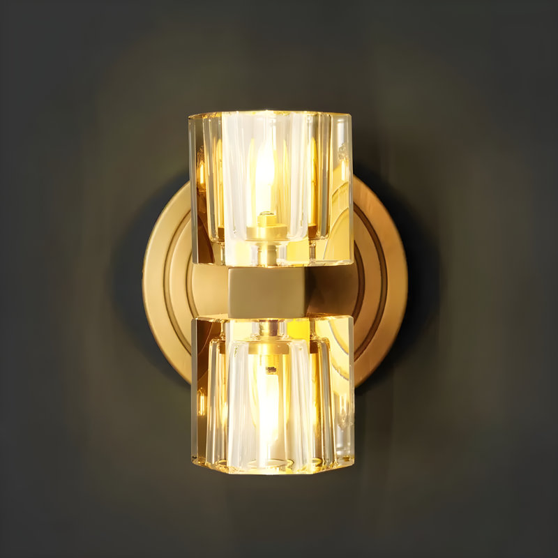 Lilibet - Luxury Vintage Modern Wall Sconce – E14 Bulb Light for Bedroom & Living Room-18cm