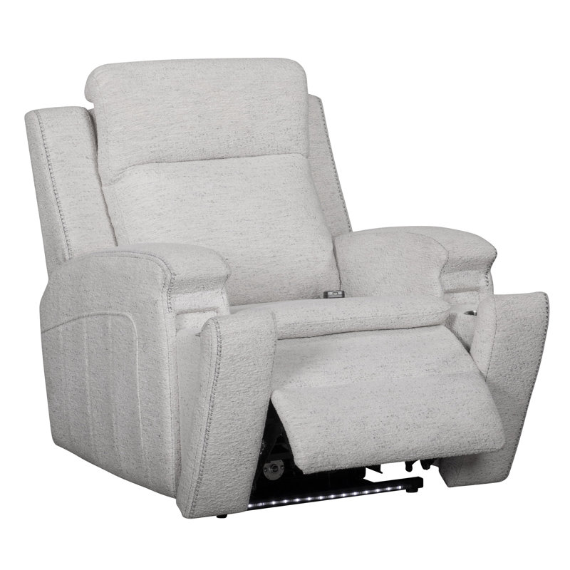 Fauteuil inclinable électrique Aboubakr avec chauffage, massage et glissement automatique - Paquet de deux, Clearwater Sand