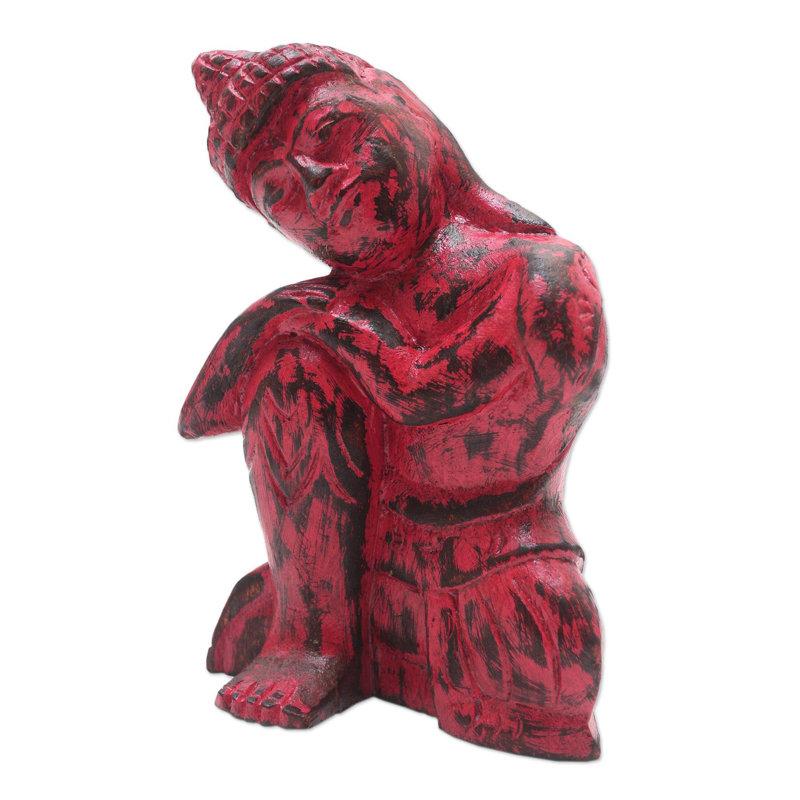 Wood Garden Statue