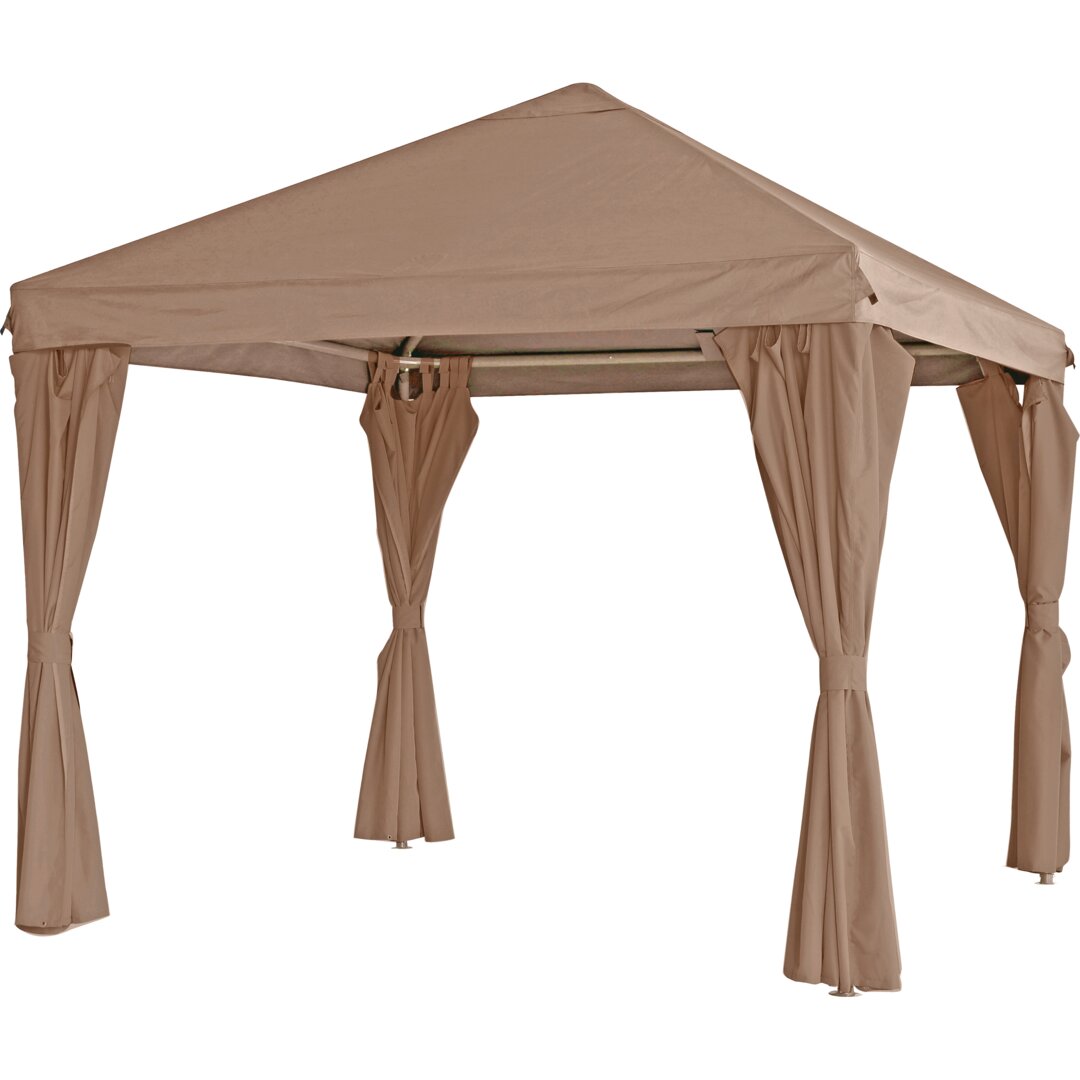 118 cm x 118 cm Pavillon Antonios aus Metall