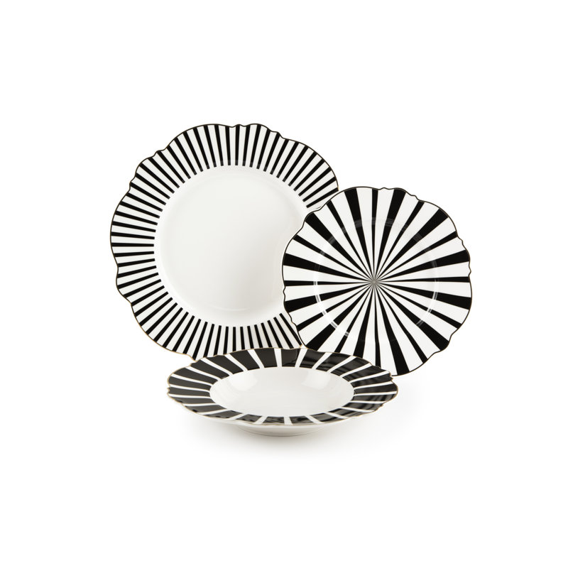 Piece Bone China Dinnerware Set - Service for 6