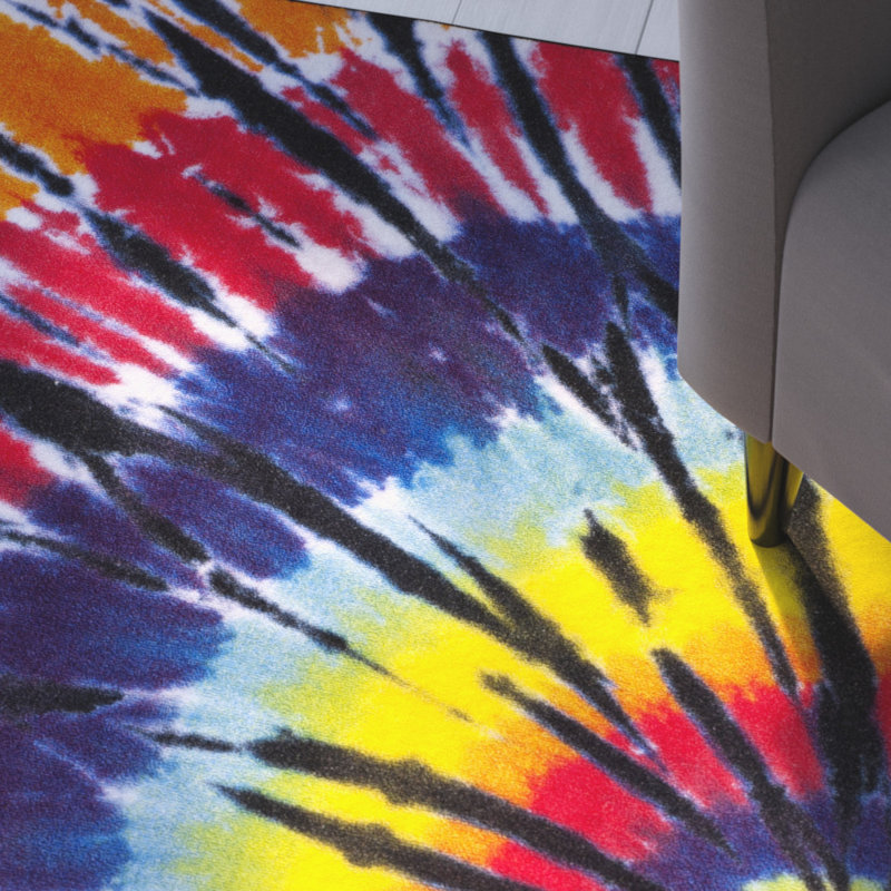 Dean Performance Machine Washable Abstract Rug, Rectangle 3'3" x 5'3"