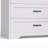 5 drawer dresser with Three-sided Guardrails for Display