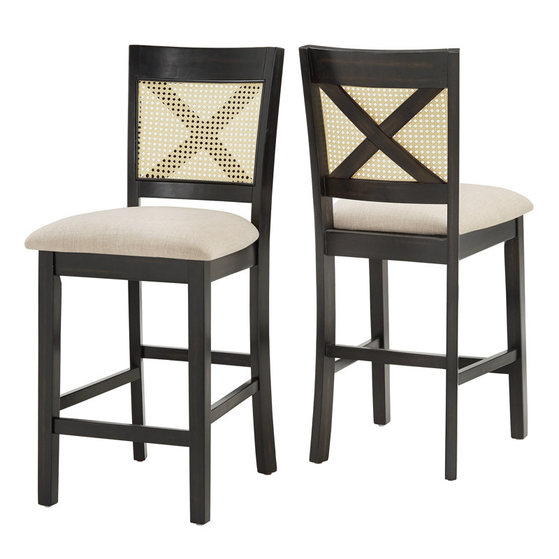Pulukan 26.32'' Counter Stool, Black