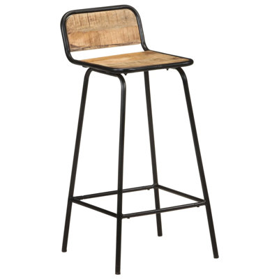 Cokato Counter Stool with Metal Frame
