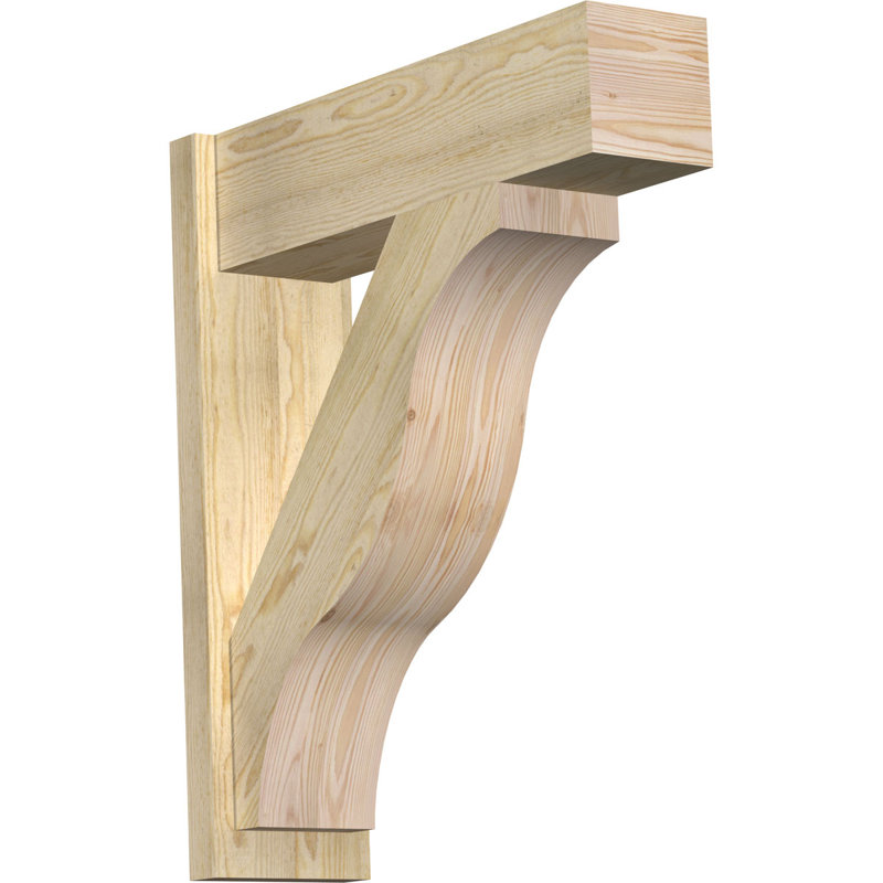 Jeu de blocs Funston, 8" W Douglas Fir (Rough Sawn), P 28 po x H 32 po