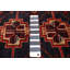 Tapis bleu marine 3 pi 5 po x 6 pi Teimani