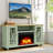 TV Stand with fireplace-192697289