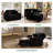 Pull-Out Sofa Bed with Chaise Lounge-1911583504