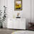 Versatile Three-Compartment Side Table