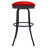 Swivel Upholstered Counter Stool with Metal Frame-48366674-48366675-27796883