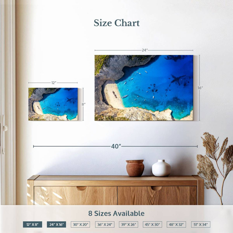 Célèbre Navagio Gillard, H 16 po x l 24 po
