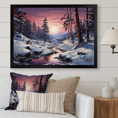 «Pine Tree Winters Magic III» sur toile