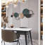 Suspension murale tridimensionnelle de luxe en métal-1311835021