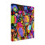 Art mural sur toile tendue - «Neon Tulipan» de Noemi Ibarz pour décoration de salon, de chambre à coucher ou de bureau - 14 x 19