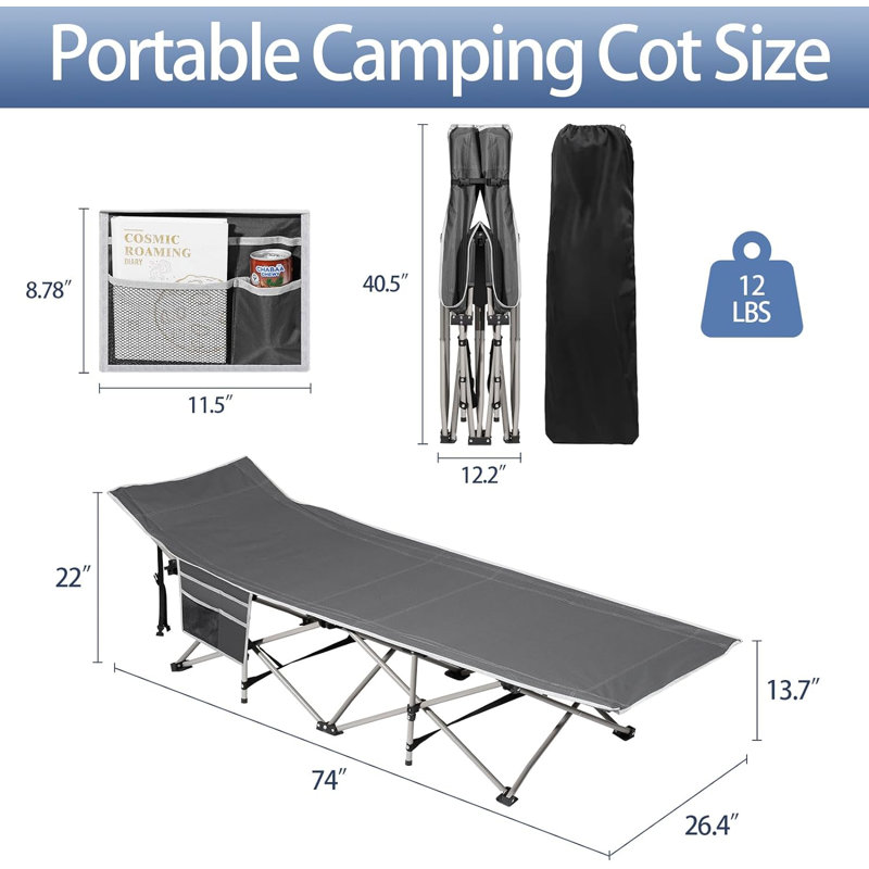 Cot, Blue