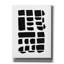 «Black and White Motif II» par Linda Woods, art mural sur toile-24810665