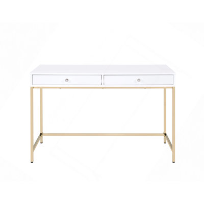 Desk, High Gloss & Writing Desk